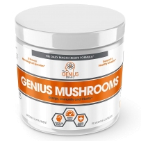 天才蘑菇Genius Mushrooms促进记忆力 智力 大脑补充剂90粒