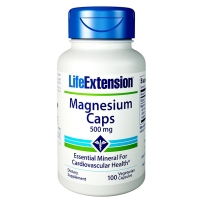 Life Exte Magnesium Caps镁500mg 节食营养辅助100粒 素食胶囊