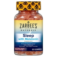 Zarbee's 小蜜蜂成人睡眠软糖3mg褪黑激素60粒软糖水果味
