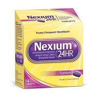 nexium 耐信 24HR强力胃药20mg埃索美拉唑胃酸 溃疡抗灼热 保护黏膜 14粒 片剂专业版