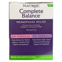 Natrol-日间与夜间更年期平衡胶囊 -60粒胶囊