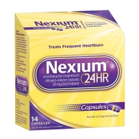 耐信胃药nexium 24HR 20mg埃索美拉唑胃酸 溃疡抗灼热 保护黏膜 14粒胶囊