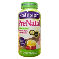 Vitafusion PreNatal小熊糖孕妇叶酸DHA维生素软糖180粒 