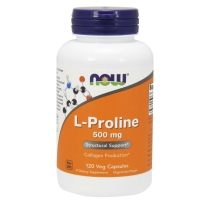 Now Foods 诺奥 L-Proline左旋L-脯氨酸胶囊500mg 120粒 胶原蛋白关节健康