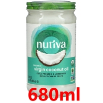 Nutiva 优缇 有机冷压初榨椰子油 680ml  