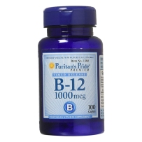 Puritan's Pride 普丽普莱 维生素B族B12缓释片1000mcg*100粒
