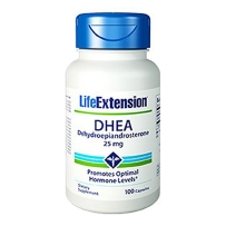 Life Extension青春素DHEA脱氢表雄酮100粒试管卵巢助备孕