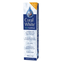 CORAL LLC  珊瑚白色牙膏薄荷味6盎司管