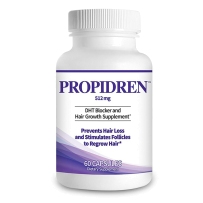 Propidren DHT阻滞剂 头发生长补充剂含锯棕榈和生物素 512mg 60片 防脱发