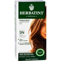 Herbatint染发剂135ml 纯植物无氨染发不伤发温和无刺激 5N亮栗色