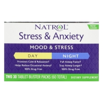 Natrol - 抗压力焦虑片 日与夜 30天提供 60片