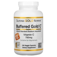 California Gold Nutrition 天然缓冲维生素C胶囊  7500mg*240粒