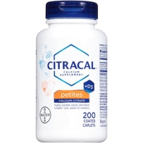 Citracal Petites with Vitamin D3 柠檬酸钙 200粒