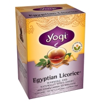 美国Yogi tea瑜珈茶埃及甘草茶 补气平喘不含咖啡因 16包
