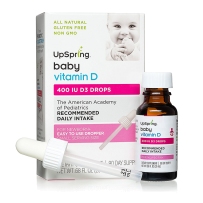 UpSpring婴尔葆 baby宝宝维生素D3滴剂婴儿童成长补钙 400IU 2.25ml 