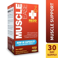 美国Redd Remedies Muscle Ease肌肉放松素食胶囊60粒