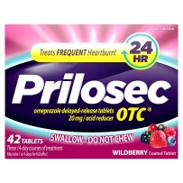 Prilosec OTC 野浆果味烧心胃酸速减42片胃灼热即刻消减