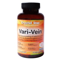 Crystal Star全草药Vari-vein60粒净脉轻保养胶囊静脉轻