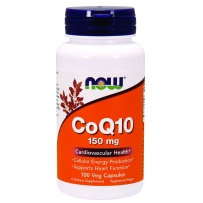 NOW Foods 诺奥双酶辅酶CoQ10素食胶囊 150mg 100粒 保护心脏 养护心脑健康