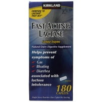 Kirkland Fast Acting Lactase快速乳糖酶片 180片