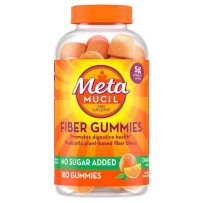 Metamucil 膳食纤维橘子味 180粒软糖