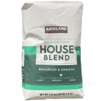 可兰 Kirkland 柯克兰 咖啡豆 无糖纯黑咖啡需研磨 原装进口 1.13kg 中度烘焙