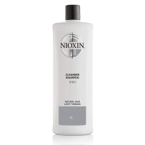 NIOXIN 俪康丝 1号增发减少掉发洗发水 1L 针对细软出油轻微脱发