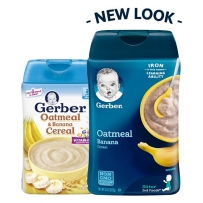 Gerber 嘉宝 2段 香蕉燕麦米粉 227g新老包装随机发货