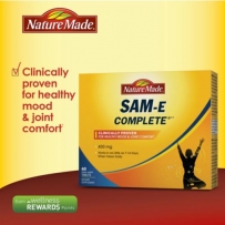 Nature Made 抗焦虑抑郁改善情绪SAM-E保护关节60粒