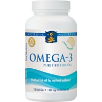 Nordic  Omega-3  深海鱼油软胶囊 柠檬味 1000mg  120粒