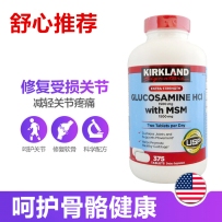 Kirkland 可兰 盐酸 氨基 葡萄糖 维骨力 , 375 粒