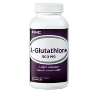 GNC L-Glutathione 谷胱甘肽500mg 60粒 美白抗衰老抗氧化