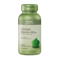 GNC 加强型天然银杏精华 60mg  100粒新包装