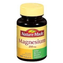 Nature Made Magnesium矿物质 镁片  250mg 100粒