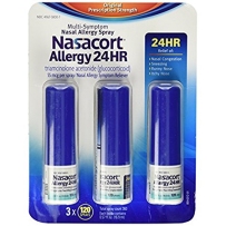 Nasacort Allergy24小时抗过敏鼻敏感鼻炎喷雾3支装