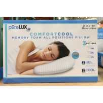 PureLUX comfortcool记忆枕  助睡眠护颈椎凝胶枕护颈枕