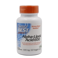 Doctor's Best α-硫辛酸Alpha-Lipoic 600mg60粒 抗氧化衰老