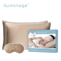 iluminage睡美人套装 逆时光组合套装 美容铜离子 三件套 2枕套+1眼罩